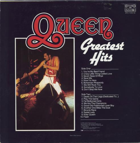 Queen Greatest Hits Bulgarian vinyl LP album (LP record) (338875)